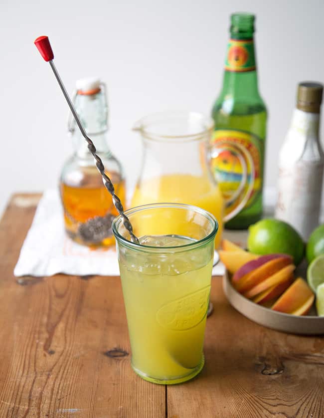 Ginger Peach Cooler | The Little Epicurean