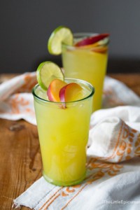 Ginger Peach Cooler | The Little Epicurean