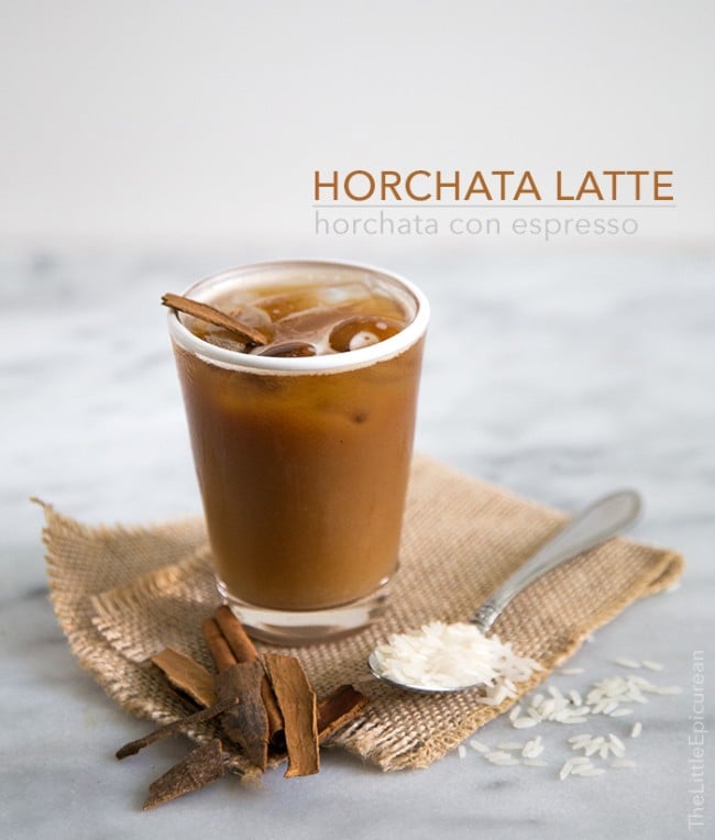 Horchata Latte (dairy free, soy free)