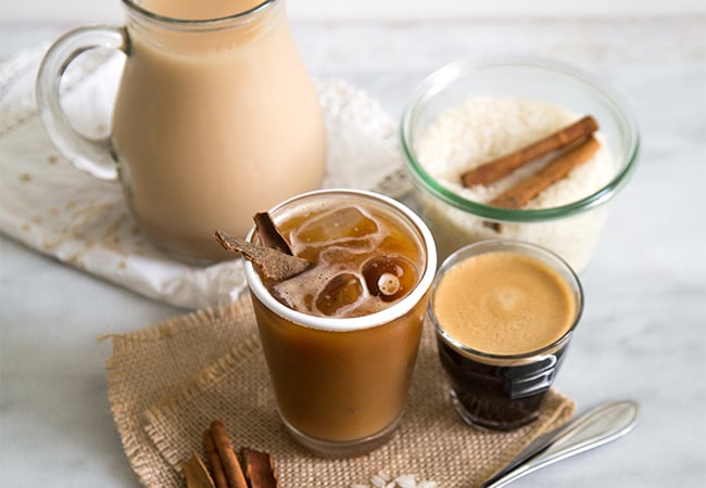 Horchata Latte (horchata con espresso)