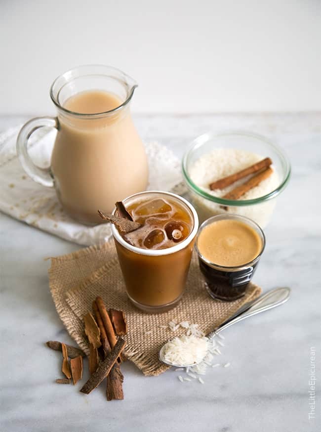 Horchata Latte (horchata con espresso)