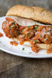 Ricotta Meatball Sandwich | The Little Epicurean