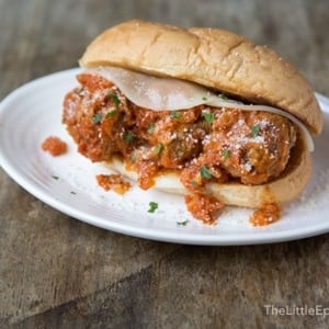 Ricotta Meatball Sandwich | The Little Epicurean