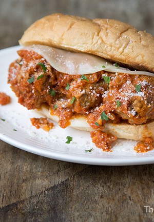 Ricotta Meatball Sandwich | The Little Epicurean