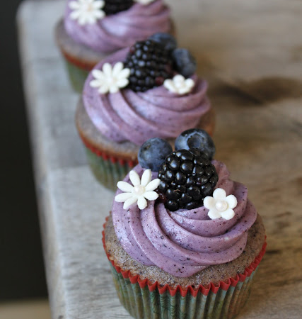 Blueberry Cupcakes | The Little Epicurean