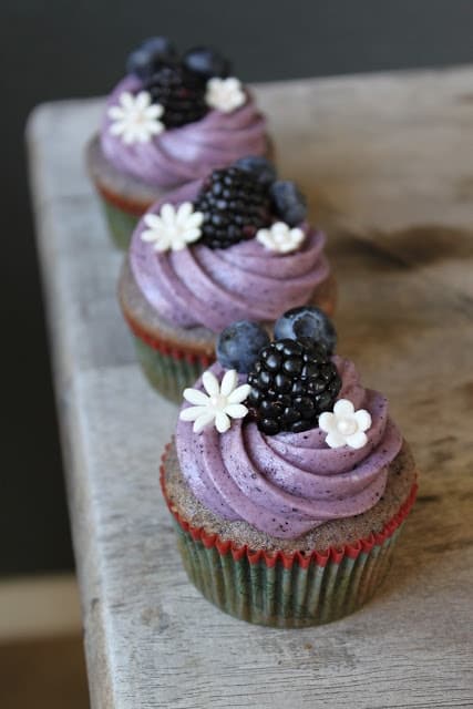 Blueberry Cupcakes | The Little Epicurean