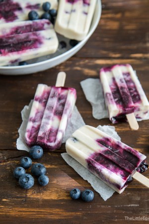 Blueberry Coconut Ice Pops