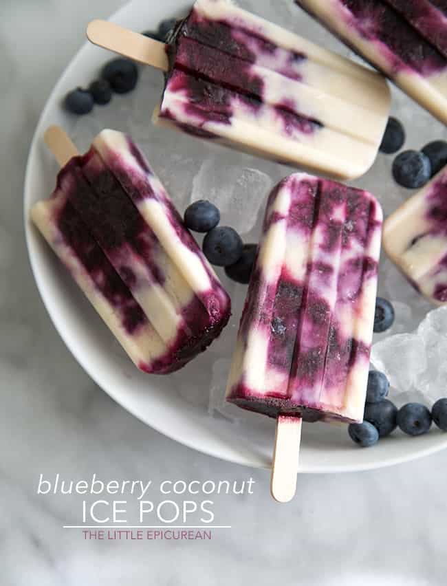 Coconut Berry Popsicles - a popsicles recipe