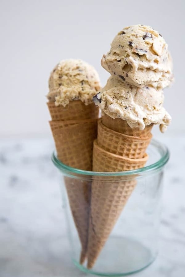 Toasted Coconut & Almond Chocolate Chip Ice Cream