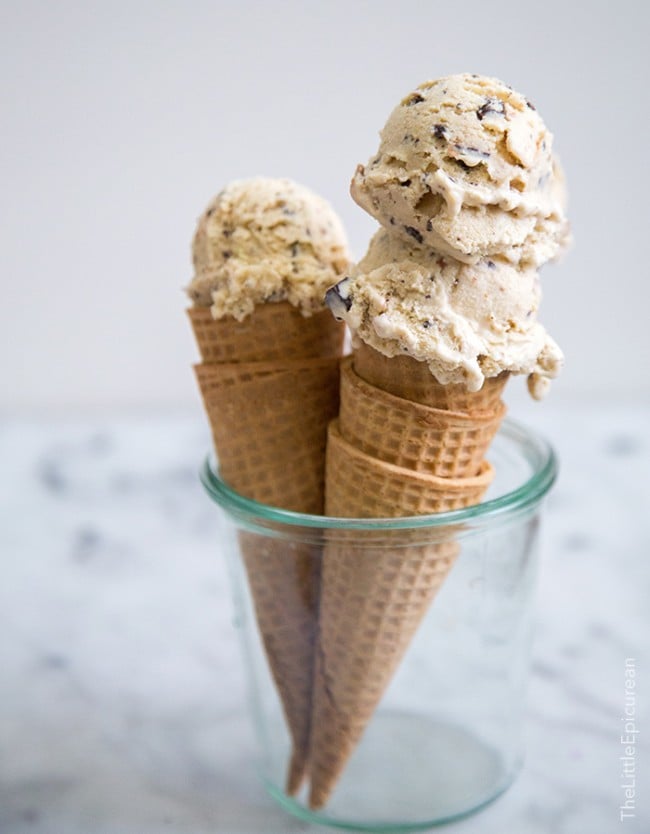 Toasted Coconut & Almond Chocolate Chip Ice Cream