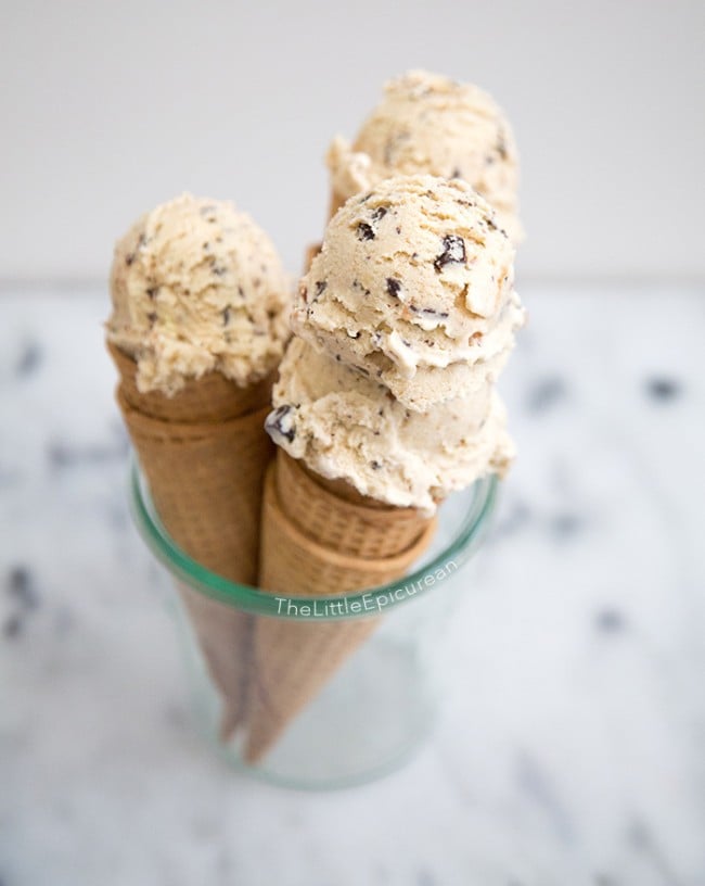 Toasted Coconut & Almond Chocolate Chip Ice Cream