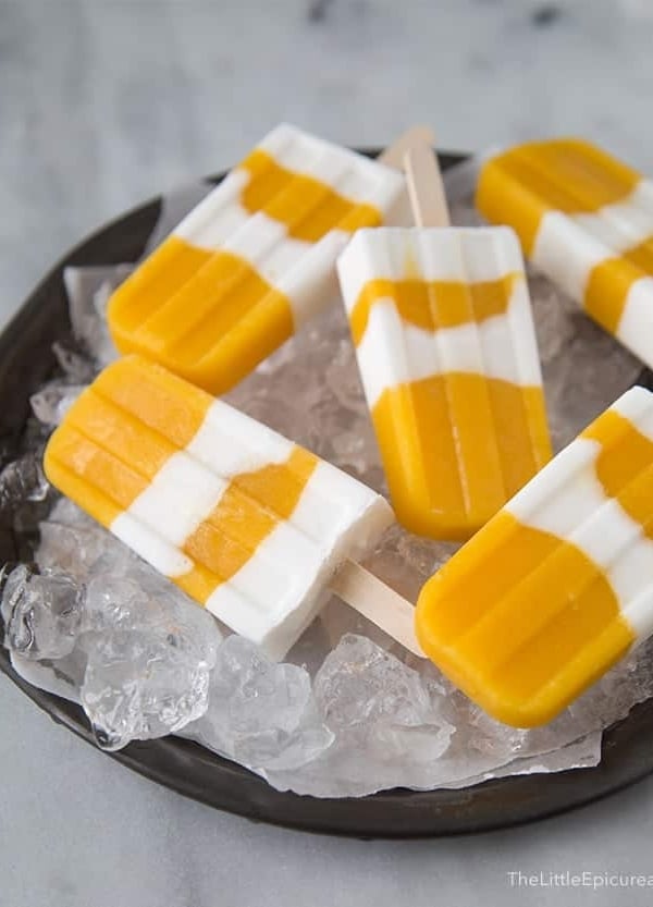 Coconut Mango Popsicles
