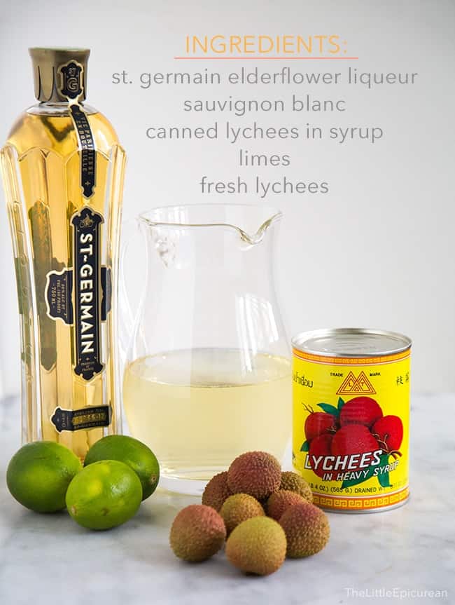 Lychee Sangria Ingredients 