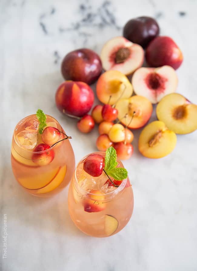 Stone Fruit Sangria