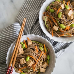 Balsamic Ginger Soba Noodles