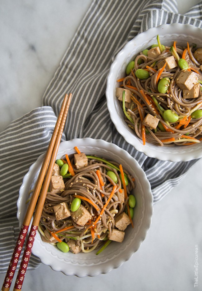 Balsamic Ginger Soba Noodles