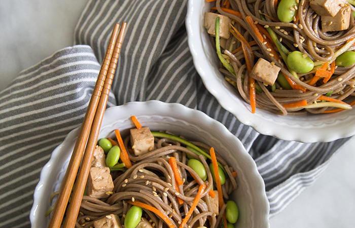 Balsamic Ginger Soba Noodles