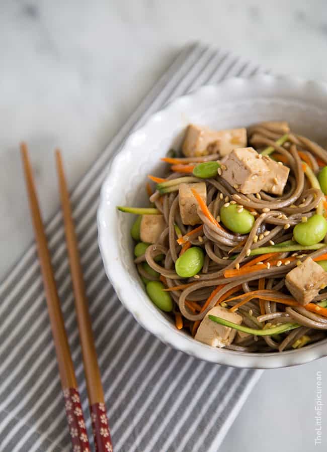 Balsamic Ginger Soba Noodles