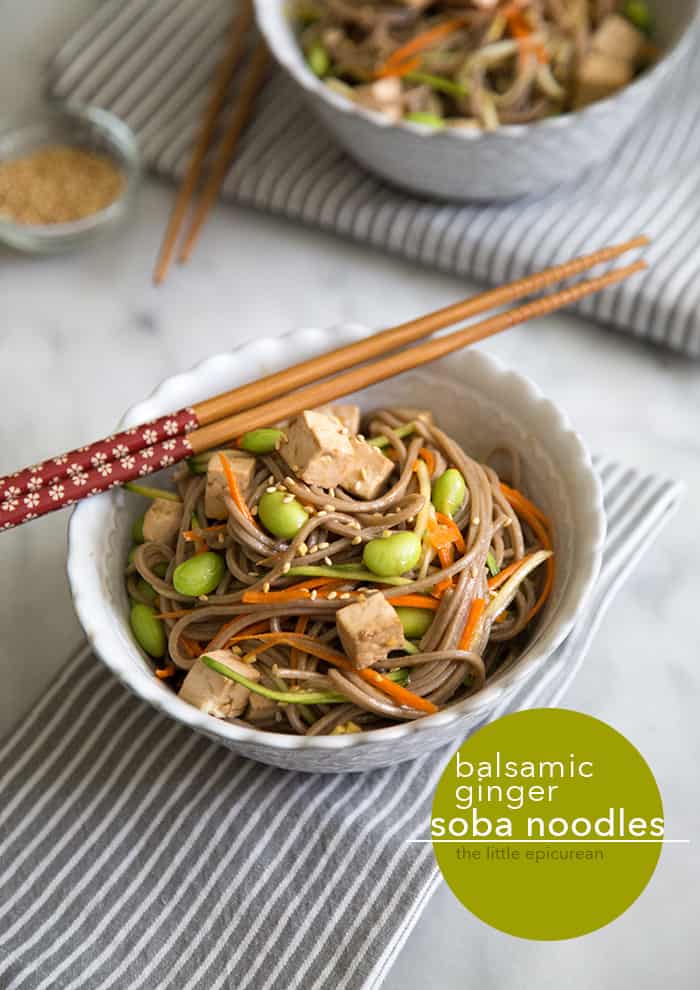 Balsamic Ginger Soba Noodles