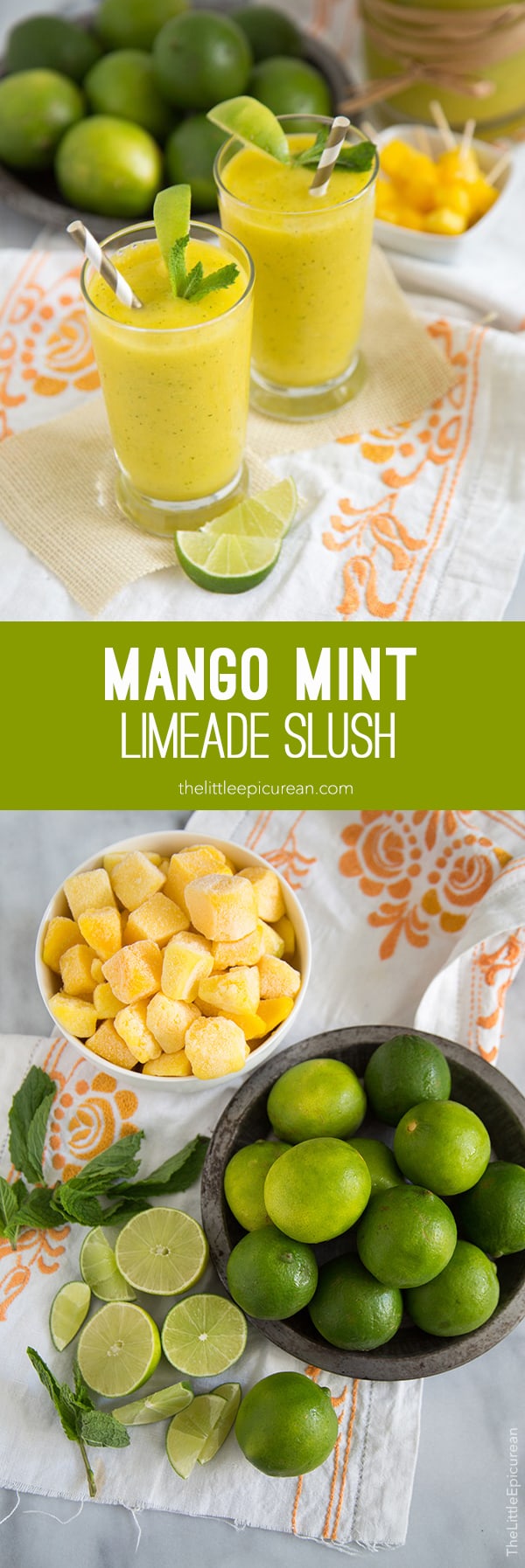 Mango Mint Limeade Slush
