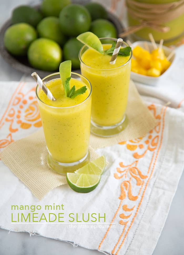 Mango Mint Limeade Slush