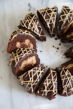 Peanut Butter Chocolate Bundt Cake