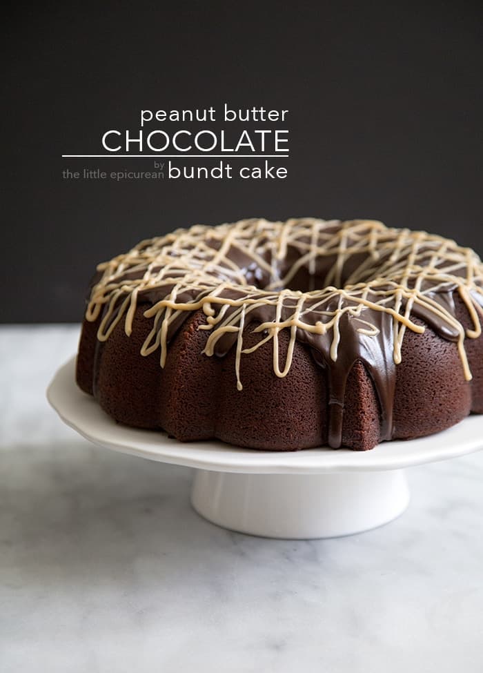 Peanut Butter Chocolate Bundt Cake