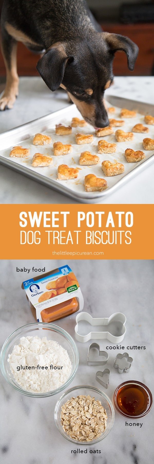 Sweet Potato Dog Treat Biscuits