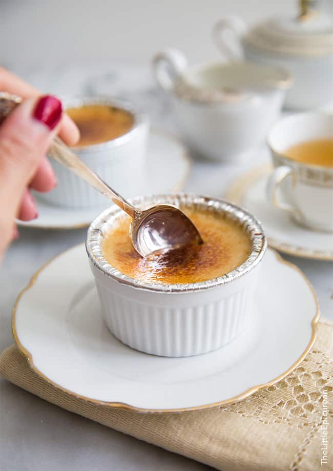 Slow Cooker (tea-infused) Creme Brulee