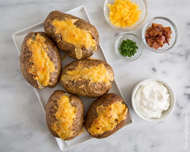 Cheddar Bacon Twice Baked Potato