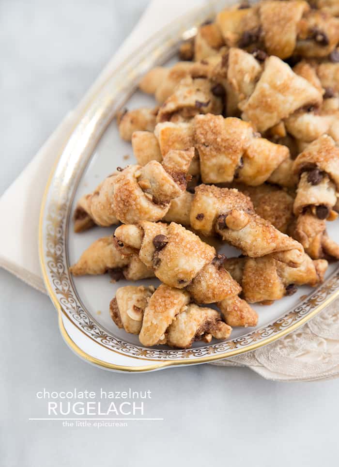 Chocolate Hazelnut Rugelach | the little epicurean