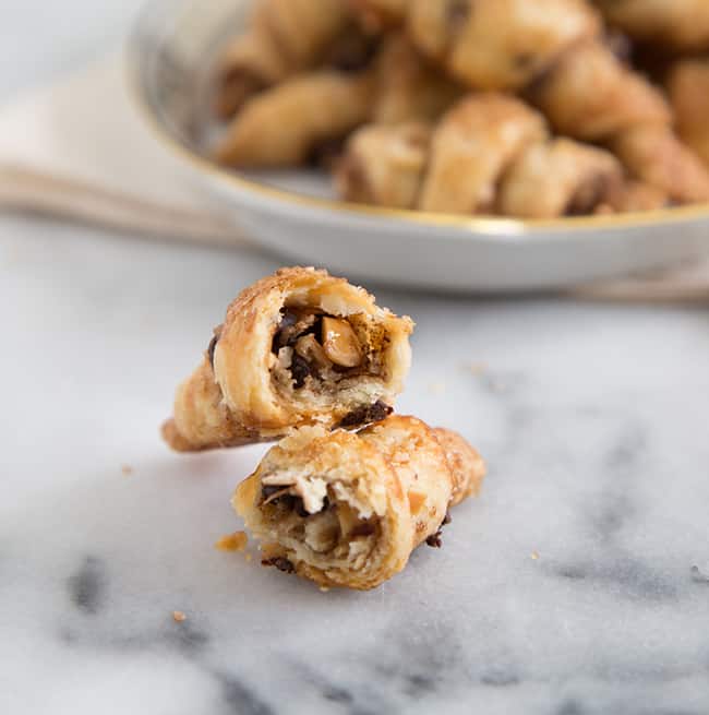 Chocolate Hazelnut Rugelach