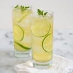 Cold Brew Green Tea Caipirinha