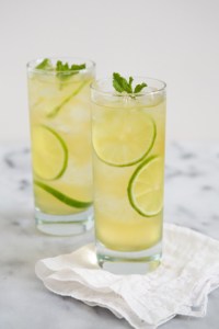 Cold Brew Green Tea Caipirinha
