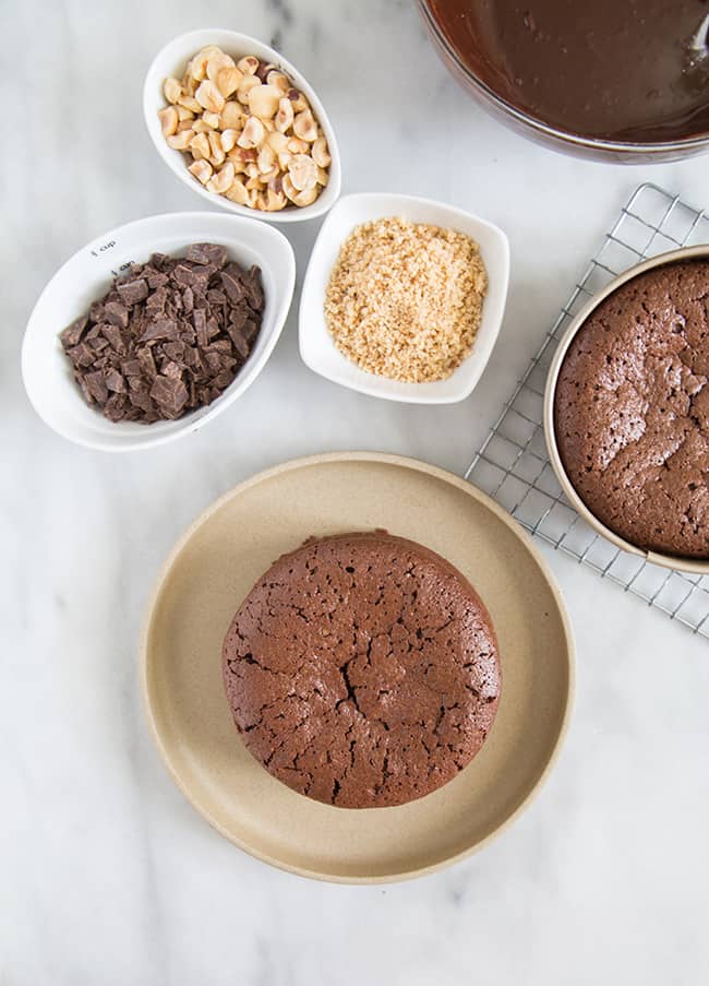 Flourless Chocolate Hazelnut Cake