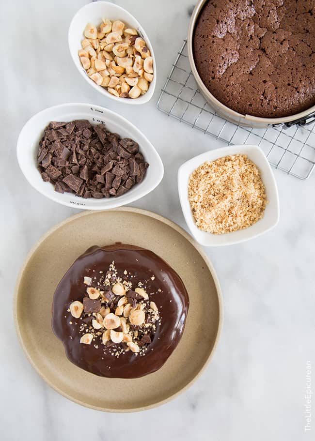 Flourless Chocolate Hazelnut Cake