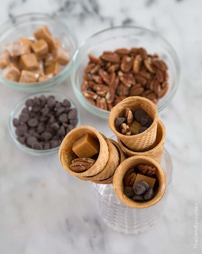 Maple Bacon Popcorn Cones