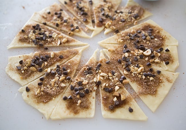 Chocolate Hazelnut Rugelach