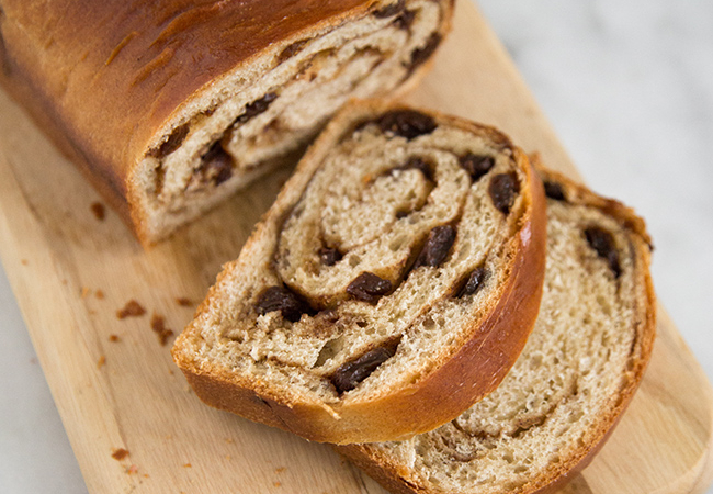 Rum Raisin Cinnamon Bread