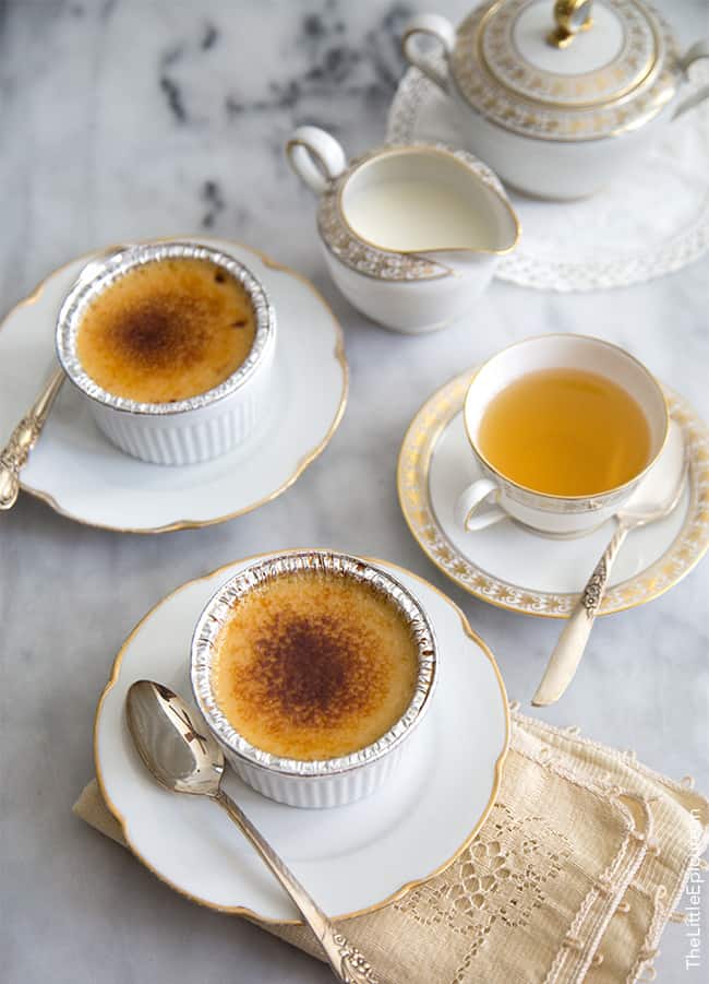 Slow Cooker (tea-infused) Creme Brulee