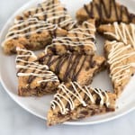Toffee Chocolate Chip Cookie Wedges