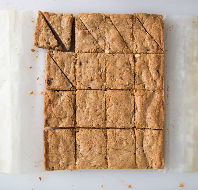 Toffee Chocolate Chip Cookie Wedges | The Little Epicurean