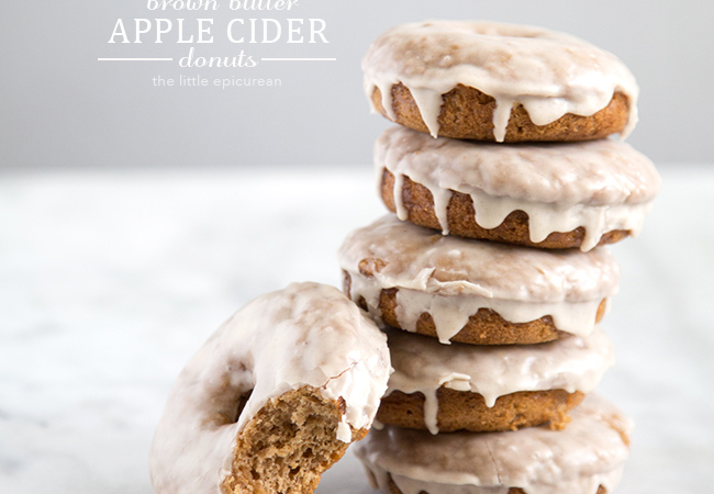 Brown Butter Apple Cider Donuts