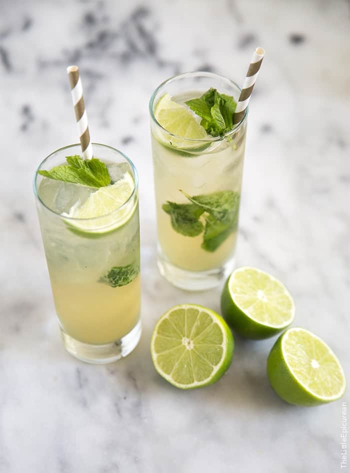 Gin and Ginger Cocktail