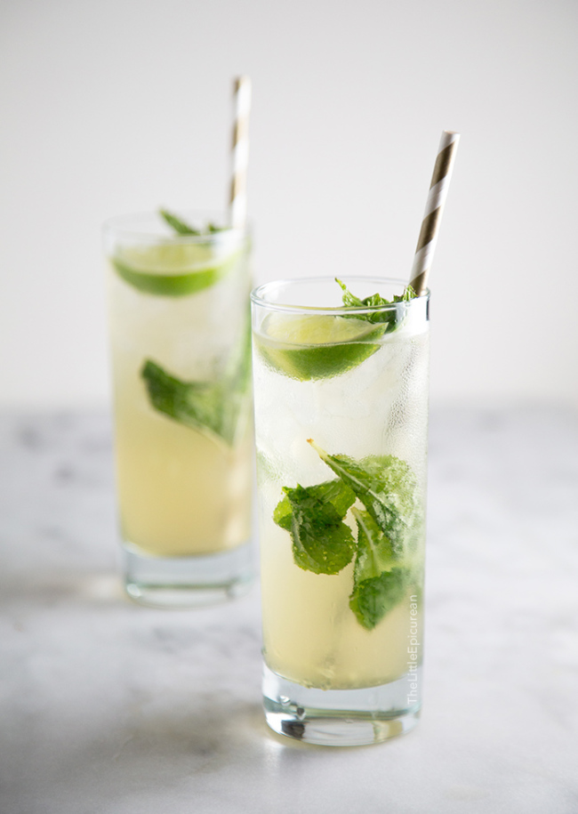 Gin and Ginger Cocktail The Little Epicurean