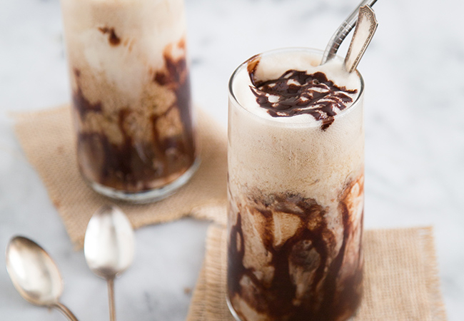 Whiskey Ice Cream Float | the little epicurean