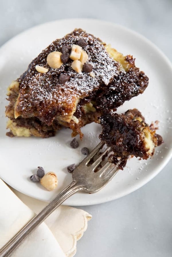 Chocolate Swirl Bread Pudding
