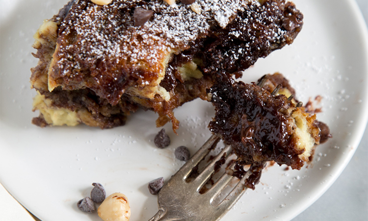 Chocolate Swirl Bread Pudding