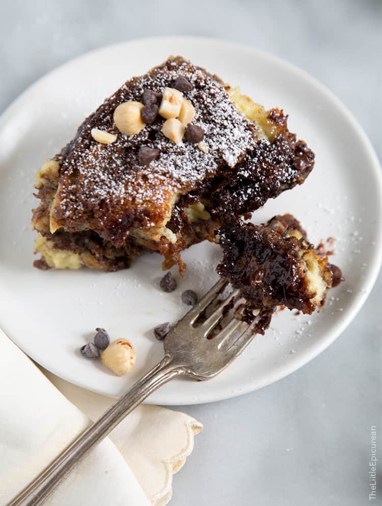 Chocolate Swirl Bread Pudding