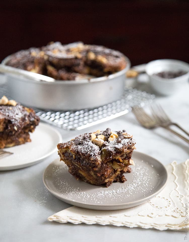 Chocolate Swirl Bread Pudding